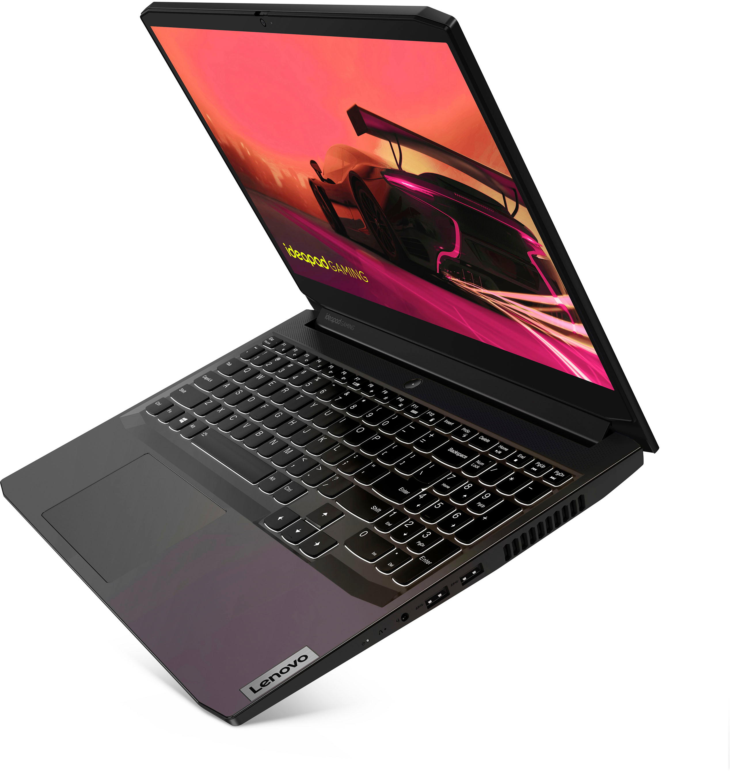 Lenovo - Ideapad Gaming 3 15.6" FHD Laptop - Ryzen 5 5600H - 8GB Memory - NVIDIA GeForce RTX 3050 Ti - 256GB SSD - Shadow Black