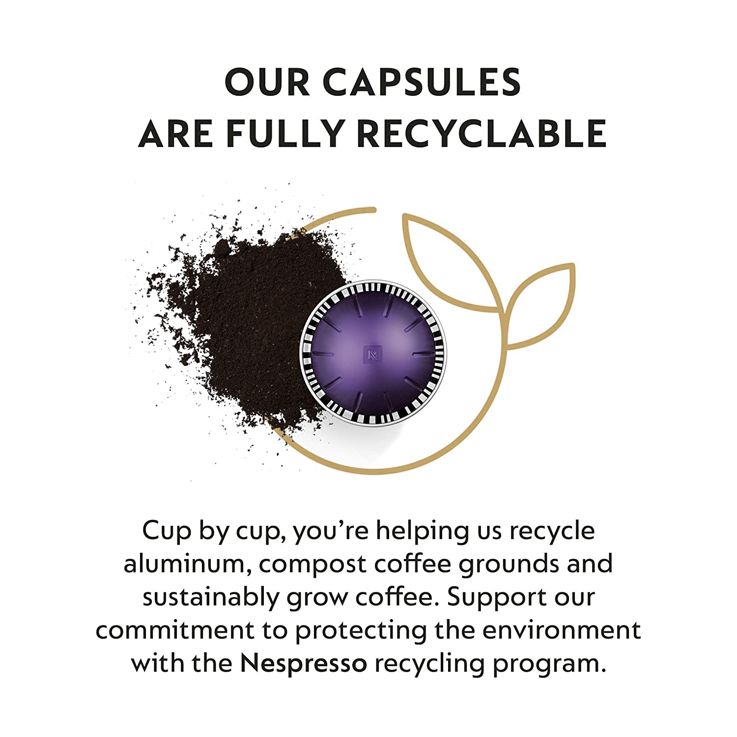 Nespresso Capsules VertuoLine - Altissio - Medium Roast Espresso Coffee - 10 Pack