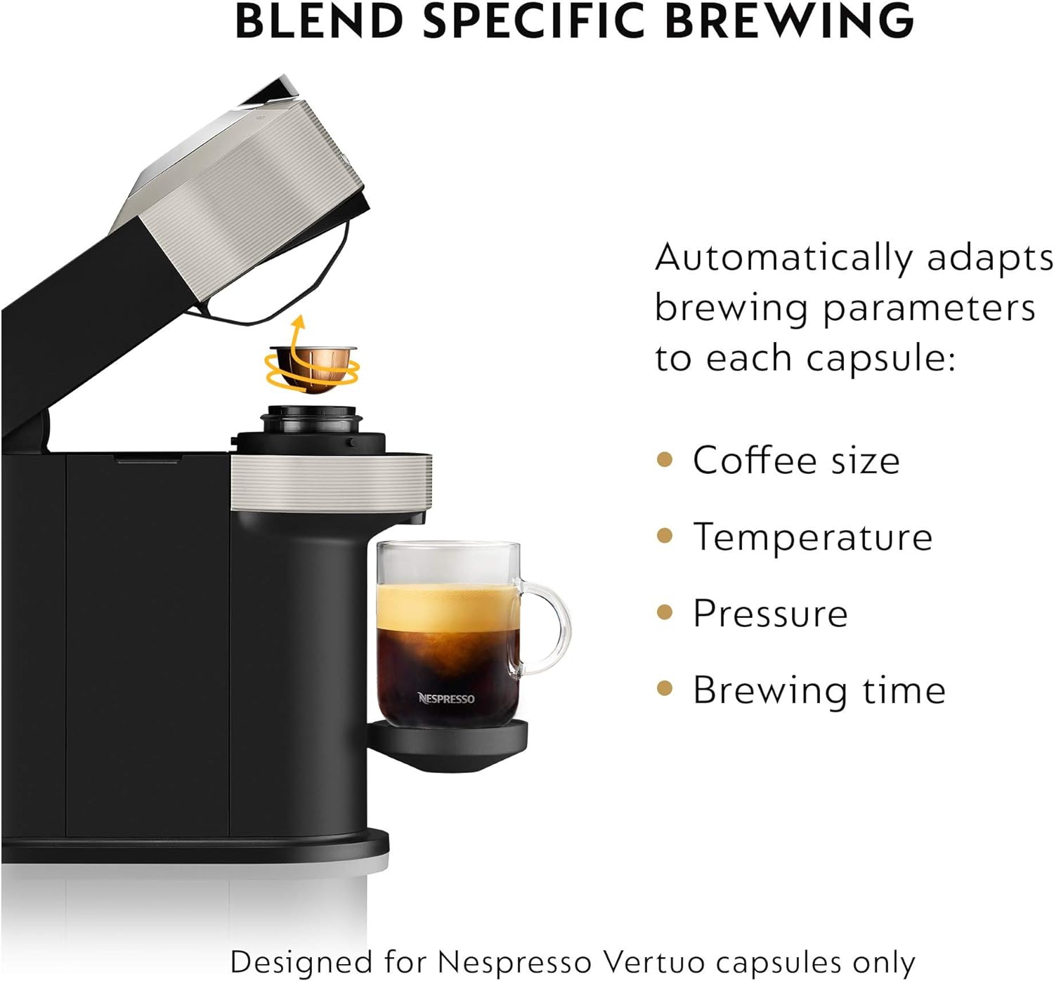 Nespresso Vertuo Coffee and Espresso Maker - Grey