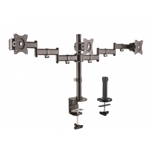 KLIPX TRIPLE ARM MONITOR MOUNT
