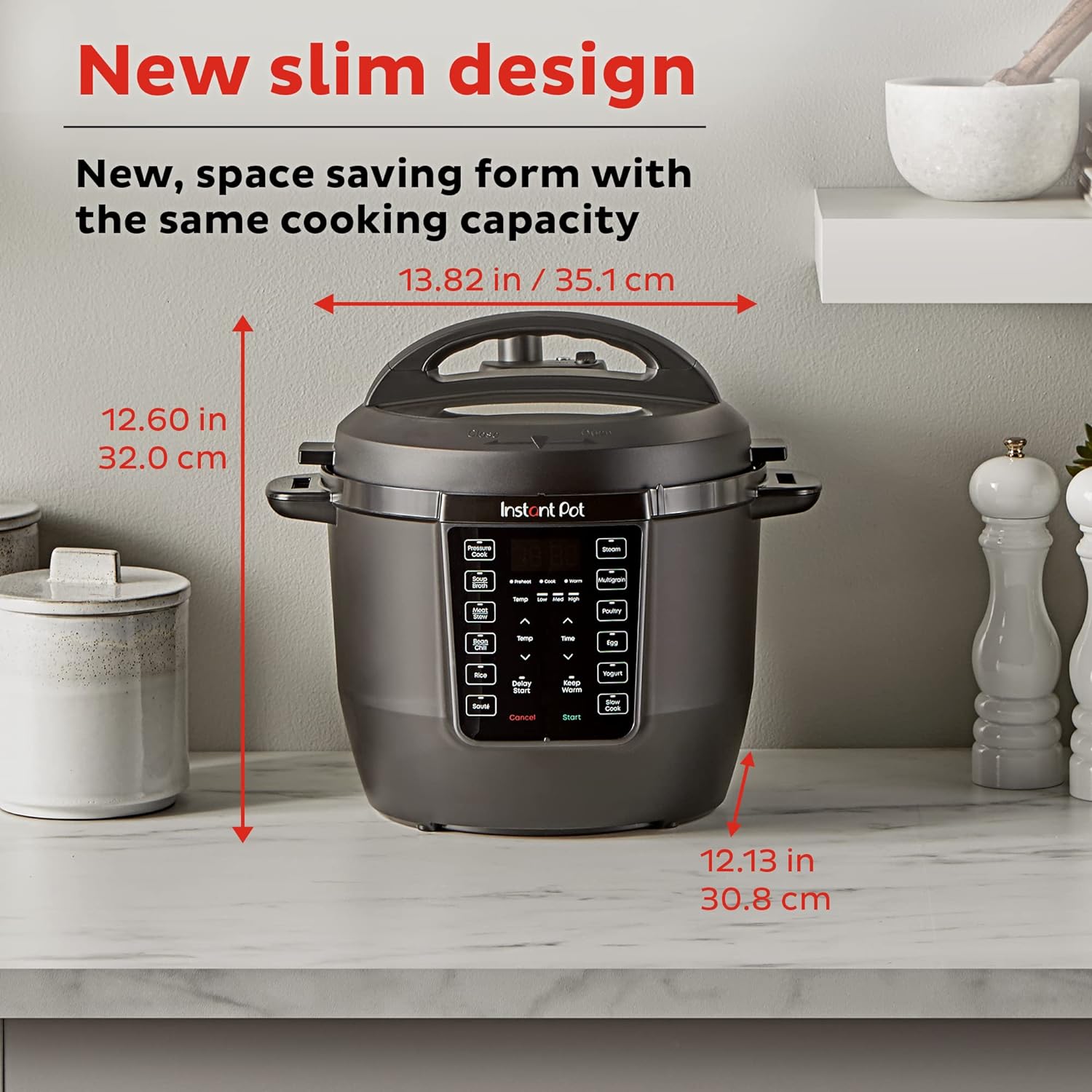 Instant Pot RIO 7-in-1 Electric Multi Cooker, Pressure, Slow, Rice Cooker, Steamer, Yoghurt Maker & Warmer - 6 Quart 