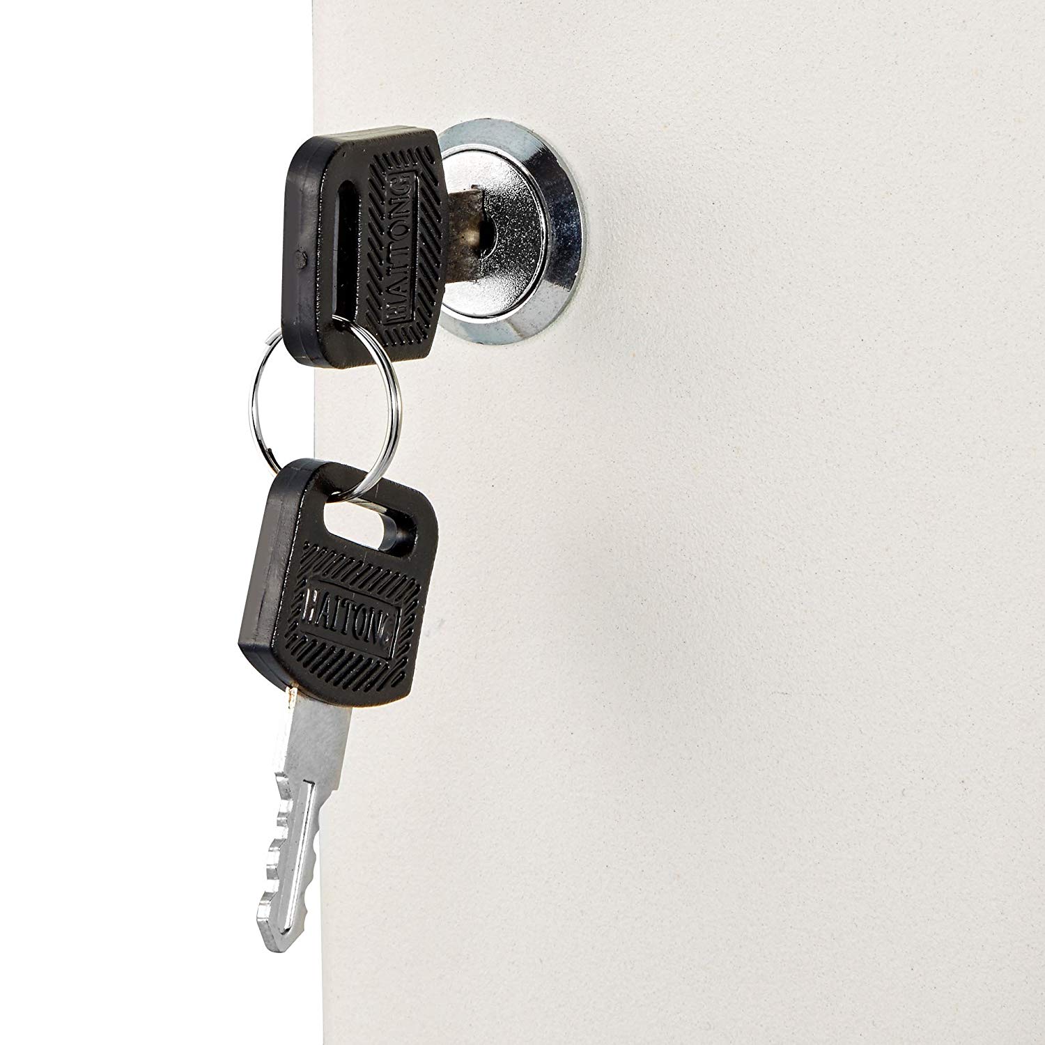 Combination Lock AdirOffice Key Steel Security Cabinet Box Red 30 Keys Slots 
