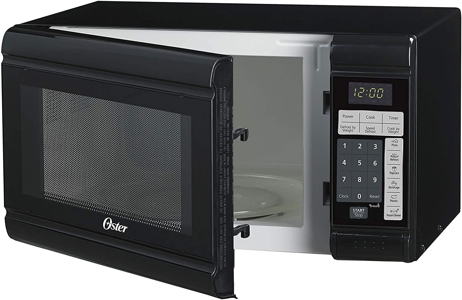 Oster 0.9 Cu. Feet Microwave Oven - Black (900W)