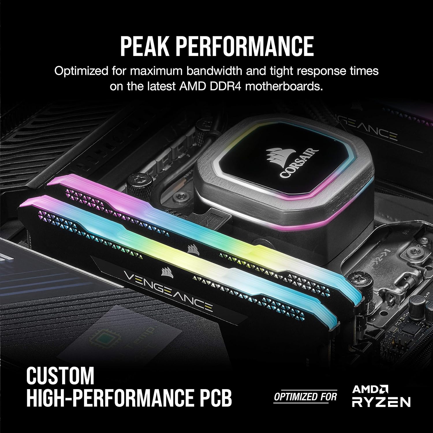 Corsair Vengeance LPX CMK32GX4M2Z3600C18 Memoria 32 GB 2 X 16 GB DDR4 3600 MHz Nero, 32 GB, 2 X 16 GB, DDR4, 3600 MHz, 288-pin DIMM