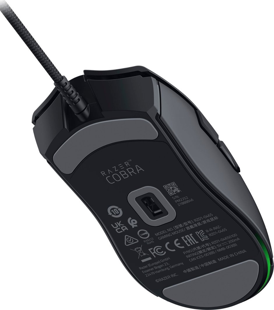 Razer Cobra Wired Gaming Mouse - Chroma RGB Lightning - Black 