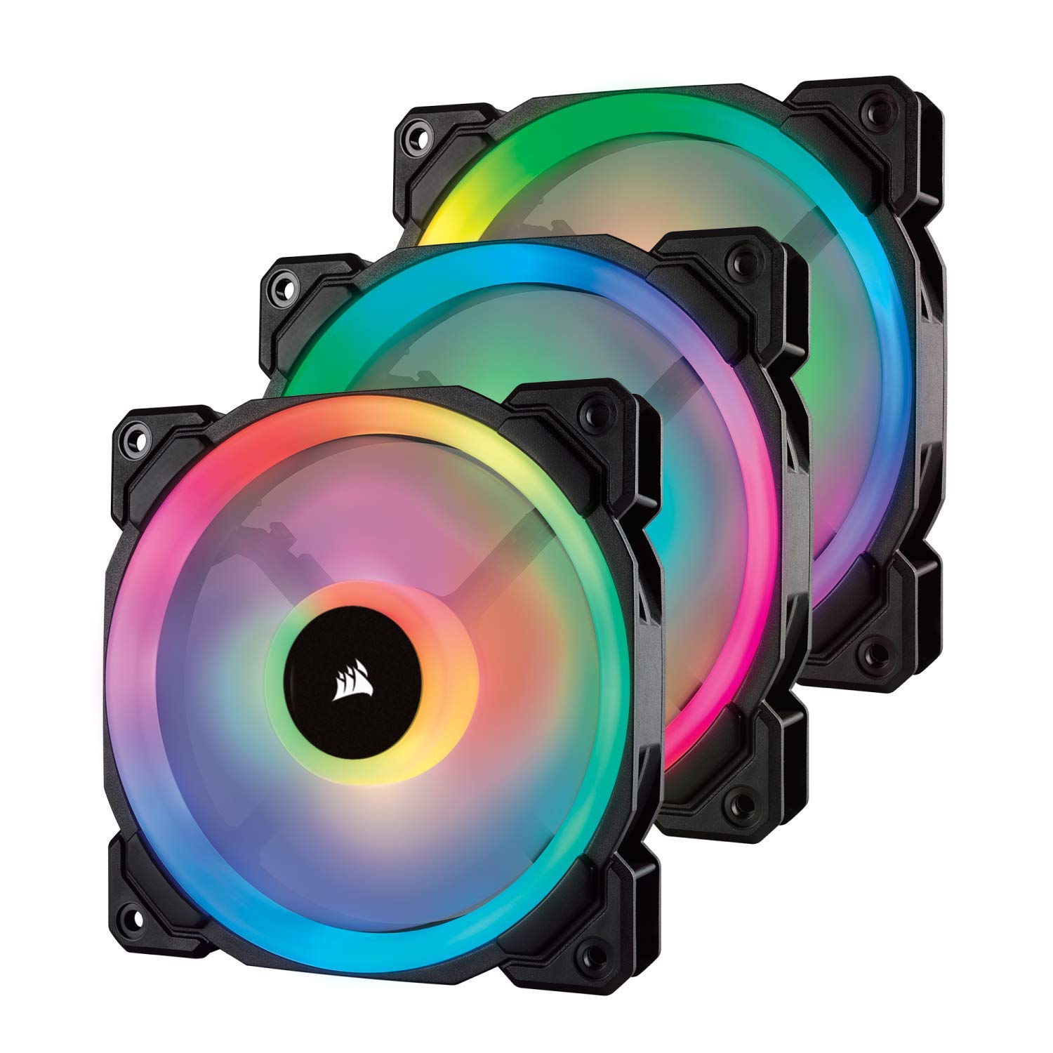 CORSAIR LL Series 120mm Case Cooling Fan Kit with RGB lighting 3PK