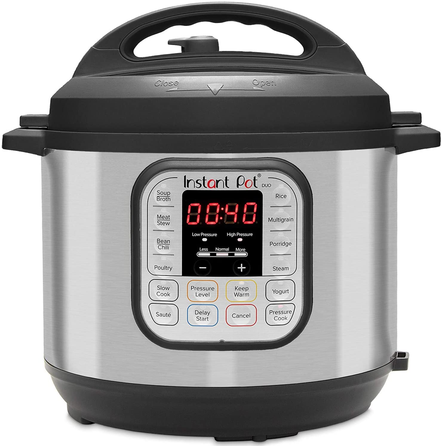 Instant Pot Duo 7-in-1 Electric Pressure Cooker, Sterilizer, Slow Cooker, Rice Cooker, Steamer, Saute, Yogurt Maker, and Warmer, 6 Quart, 14 One-Touch Programs