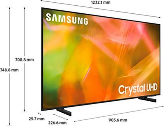 Samsung 50" AU8000 Crystal UHD 4K Smart TV (2021)