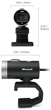 Microsoft LifeCam Cinema Webcam for Business -  Built-in noise cancelling Microphone (Black)