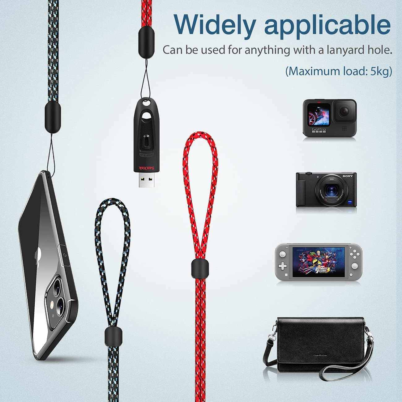 Cordon Pour Chien Sony – Dragonne De Cou Pour Lecteur D'empreintes – Neuf