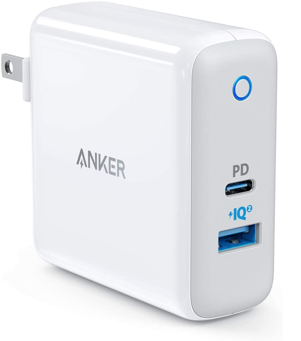 Anker 2-Port USB Wall Charger 24W PowerIQ Charging Foldable Plug