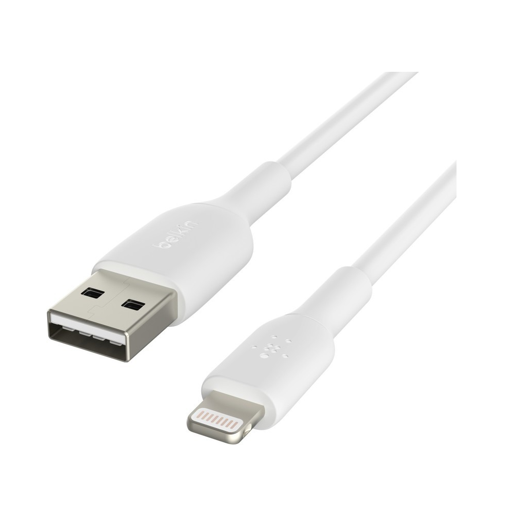 Belkin Boost Charge Lightning to USB Type-A Cable (6.6ft, White)
