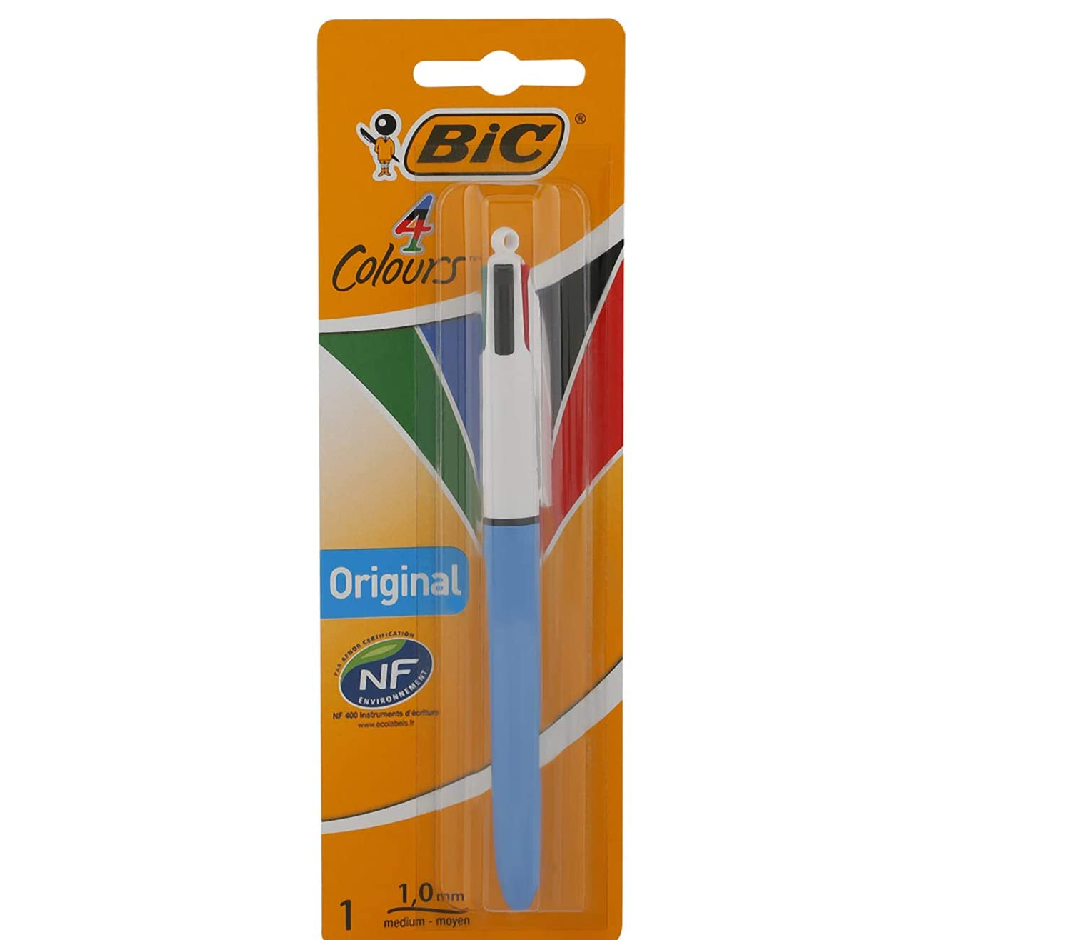 Bic 4 Colours Ballpoint Pens Medium Point Assorted (Pack of 12