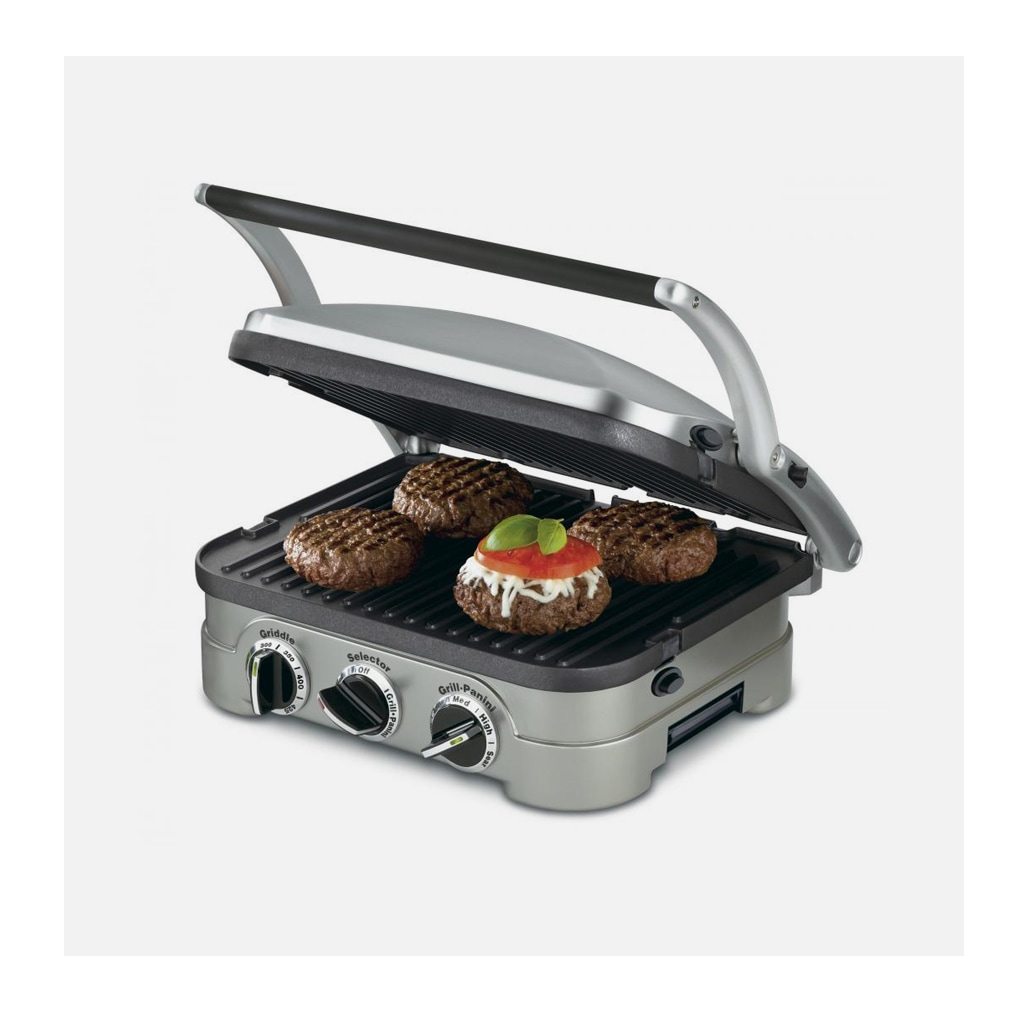 Cuisinart Gr 4np1 5 In 1 Griddler 13 5 L X 11 5 W X 7 12 H Silver