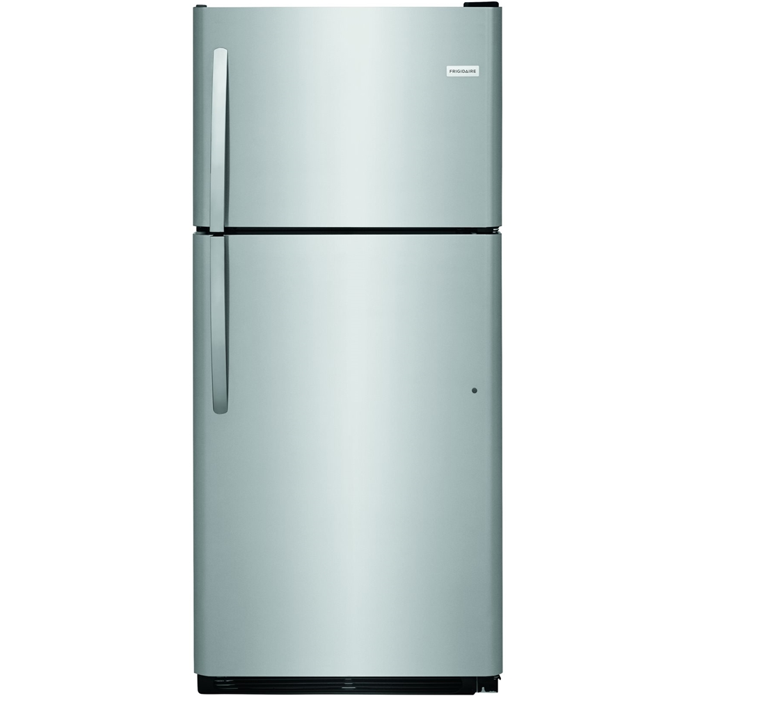 Frigidaire - 20.4 Cu. Ft. Top-Freezer Refrigerator - Stainless Steel