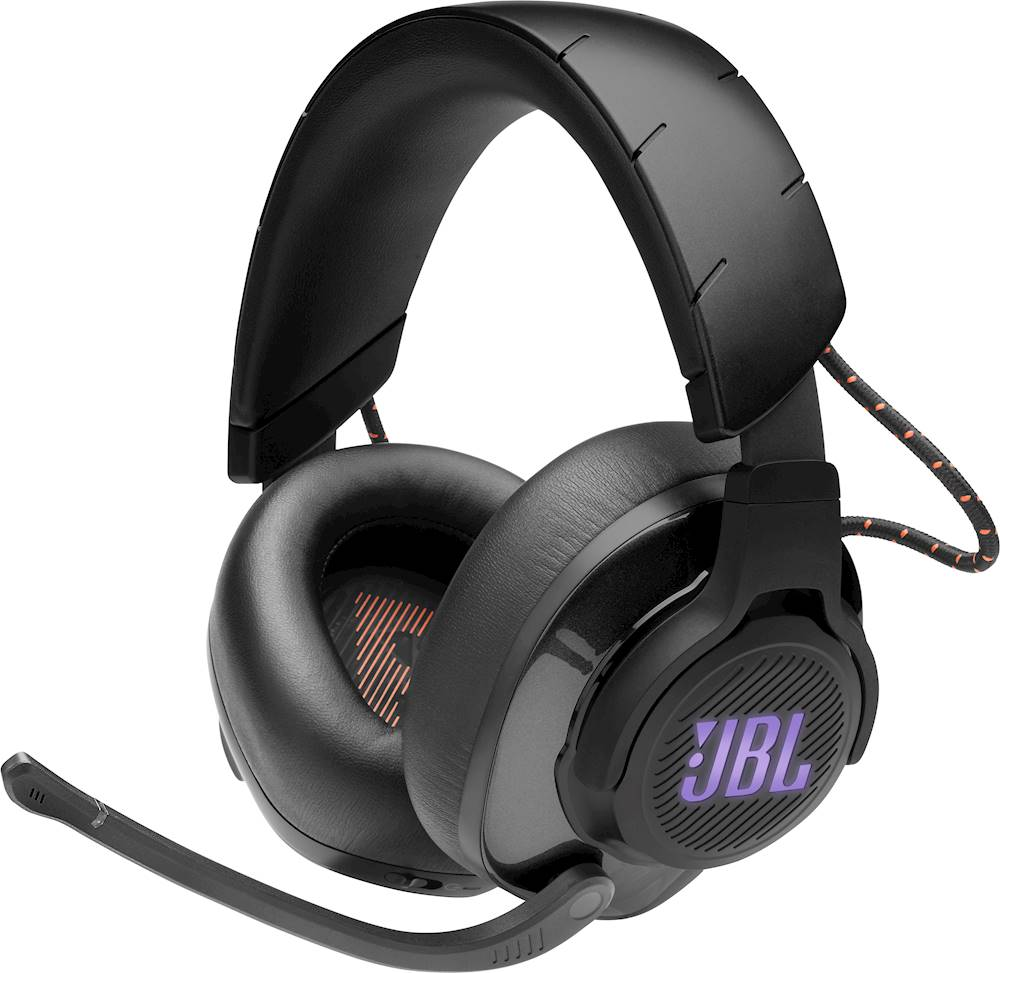 JBL - Quantum 600 RGB Wireless DTS Headphone:X v2.0 Gaming Headset for PC, PS4, Xbox One, Nintendo Switch and Mobile Devices - Black