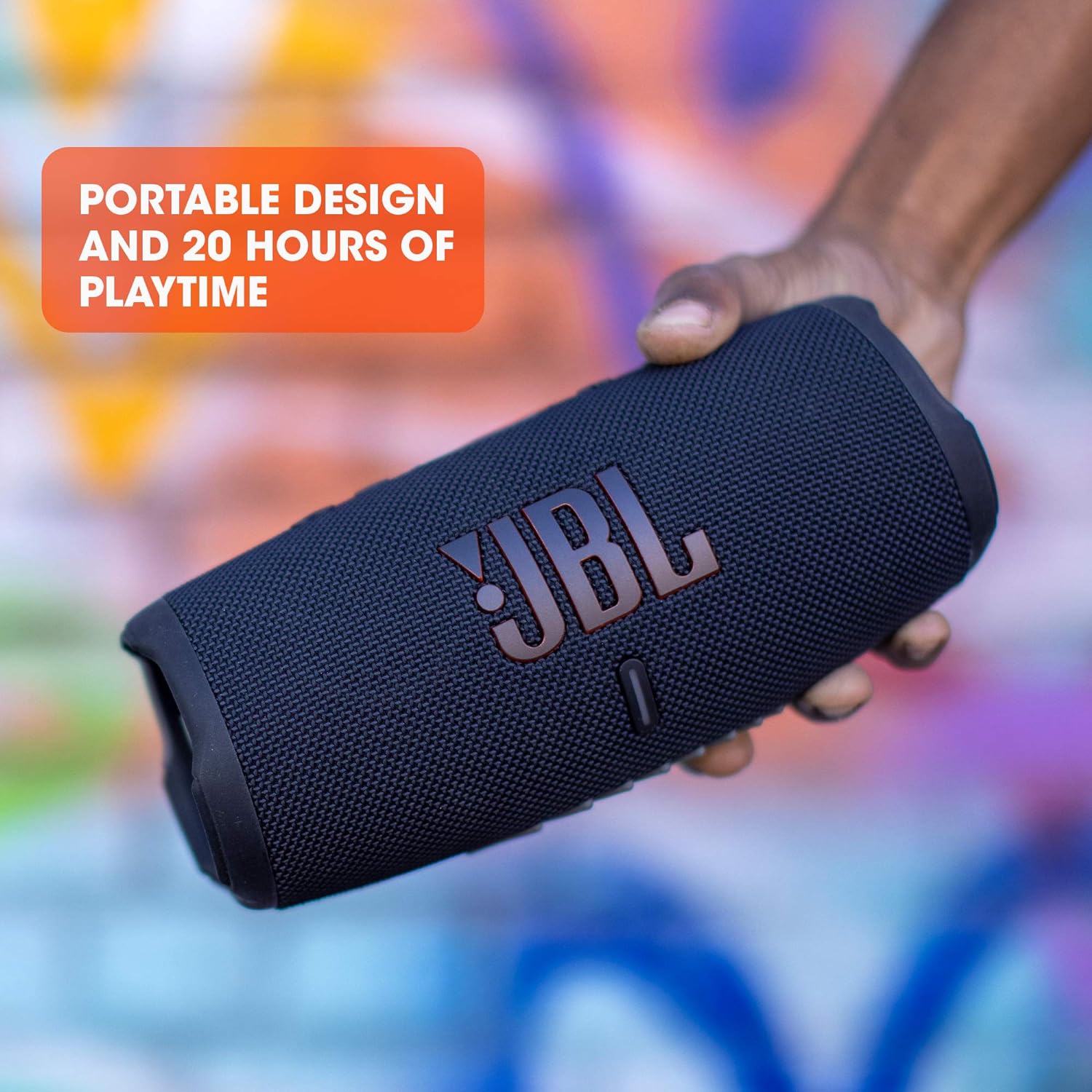 JBL Charge 5 Portable Wireless Bluetooth Speaker with IP67 Waterproof and USB Charge Out - Black