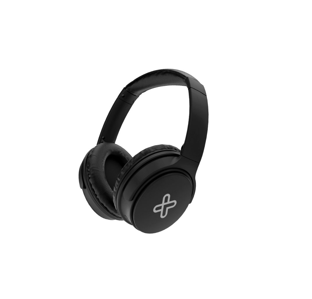 Klip Xtreme Oasis - Active Noise Cancelling Wireless Headphones - Black