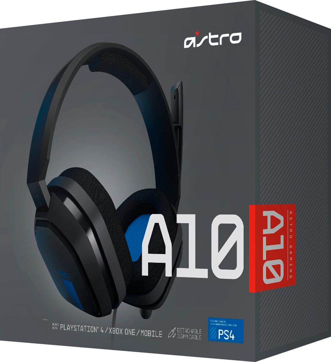 Astro Gaming - A10 Wired Stereo Gaming Headset for PlayStation 4 - Blue/black