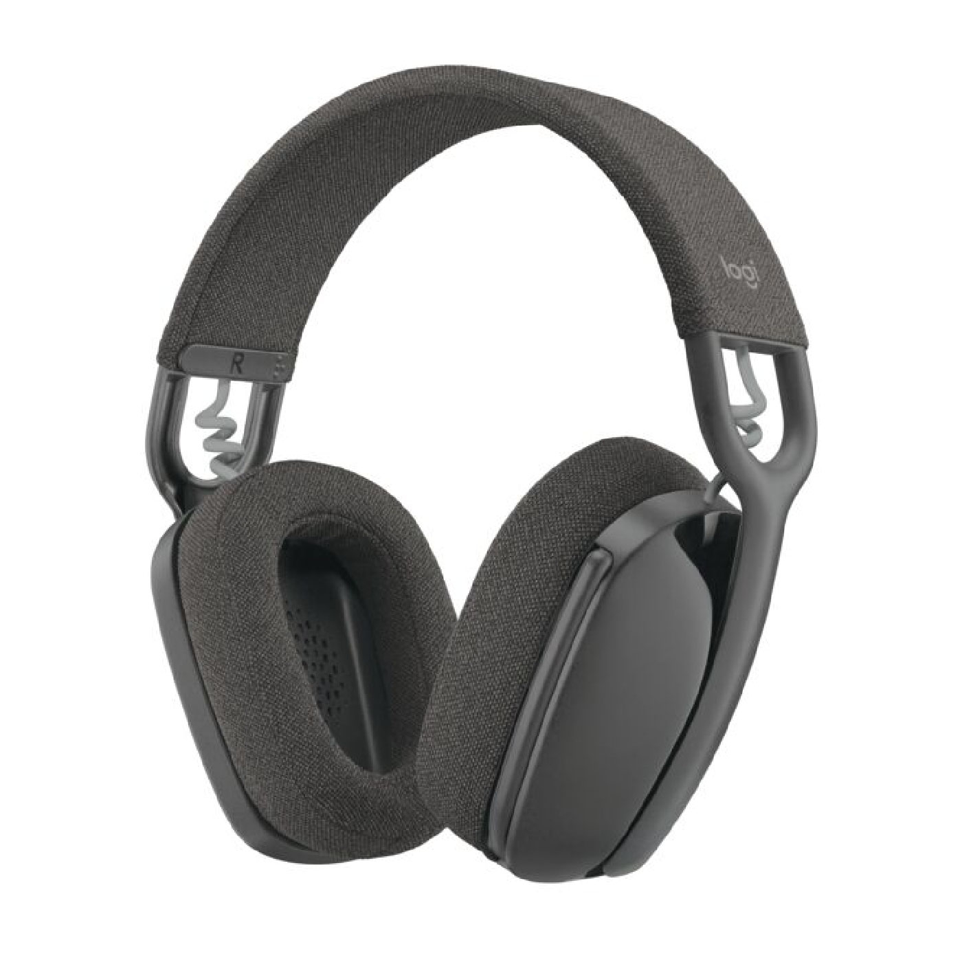 Logitech Zone Vibe 125 Wireless Headphones with Noise-Canceling Microphone, Bluetooth, USB-A Receiver; Works with Zoom, Google Voice/Meet, Mac/PC - Graphite 