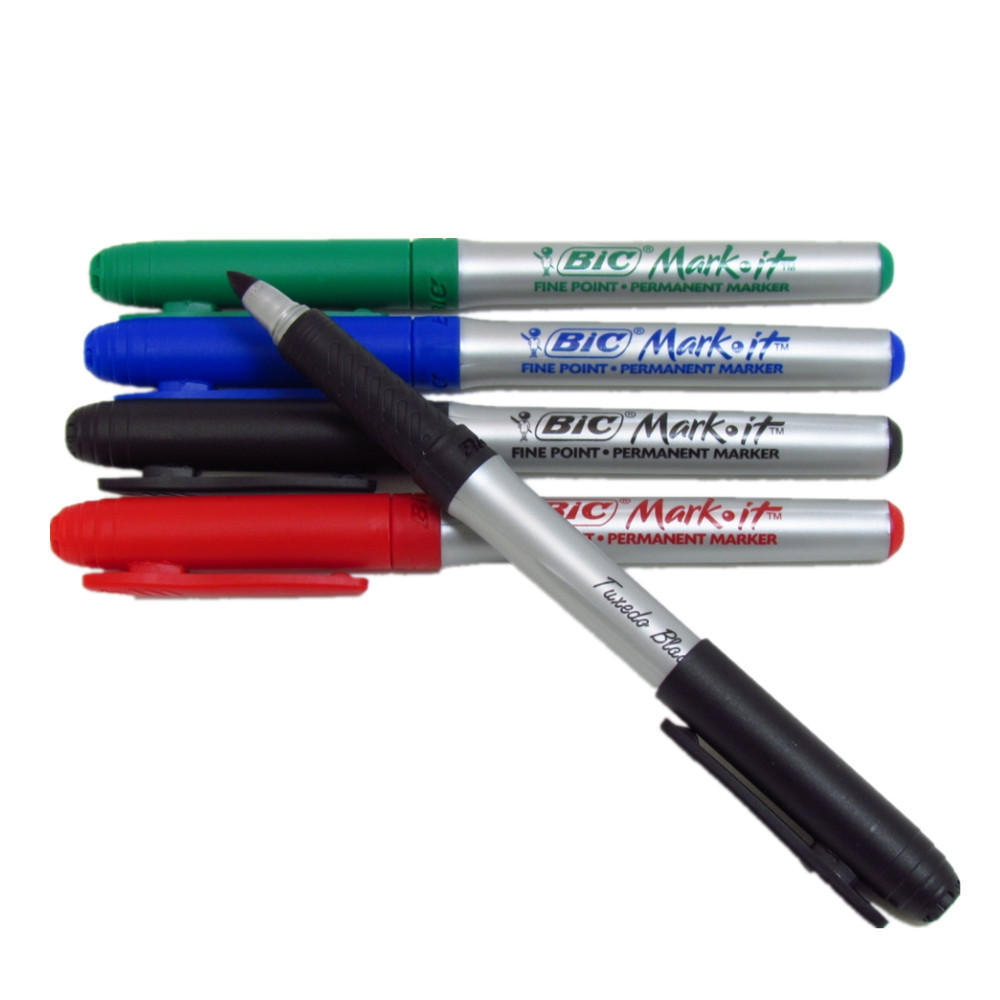 Pilot Razor Point Marker Stick Pens Ultra Fine Point Black Ink Dozen Box 11001