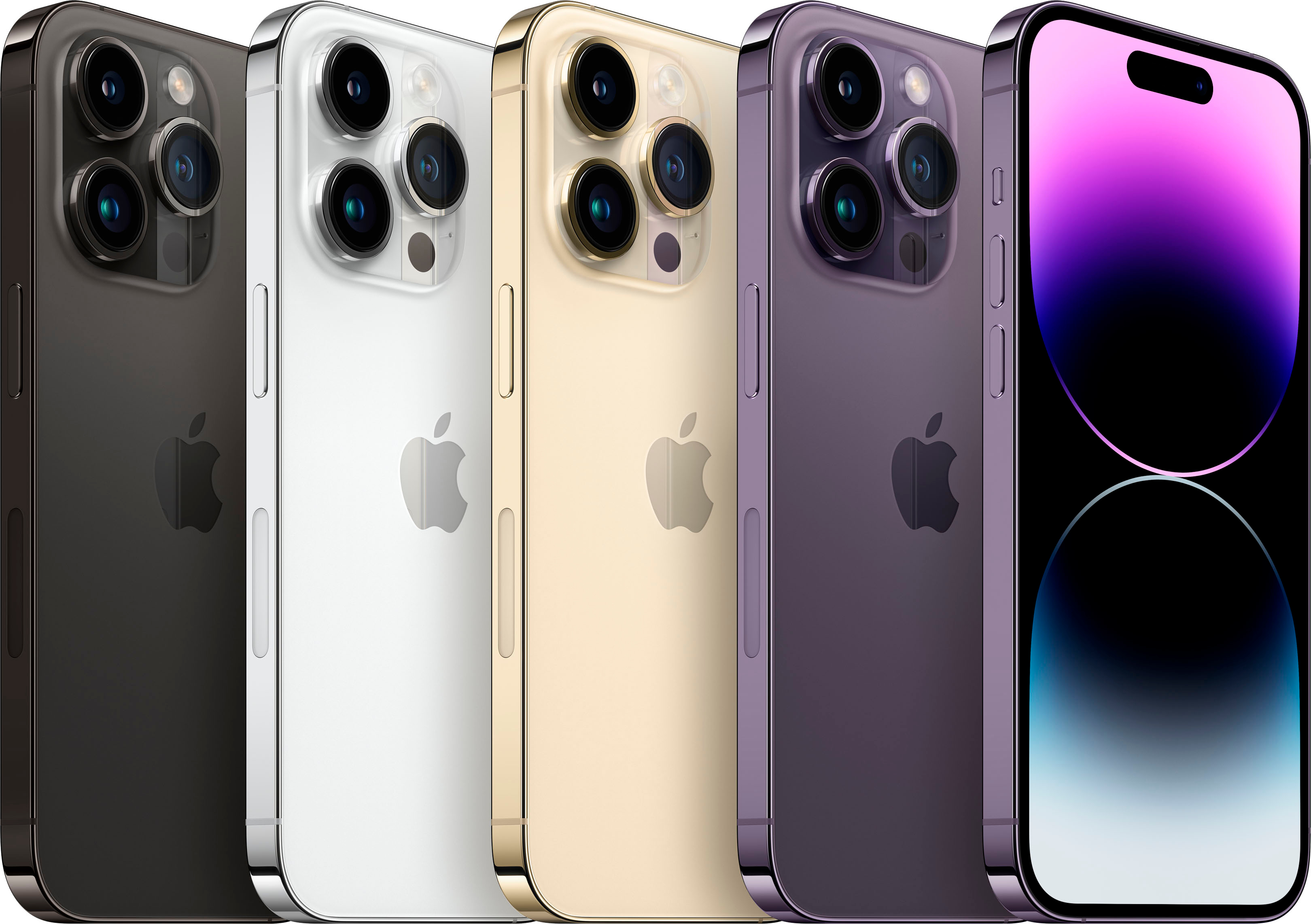Apple - iPhone 14 Pro Max 128GB - Deep Purple 