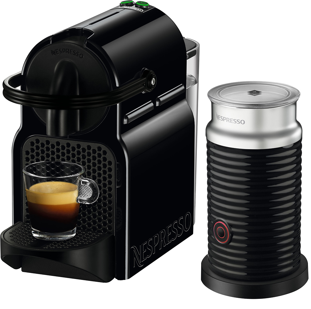 DeLonghi Nespresso - Inissia Espresso Machine with Aeroccino Milk Frother