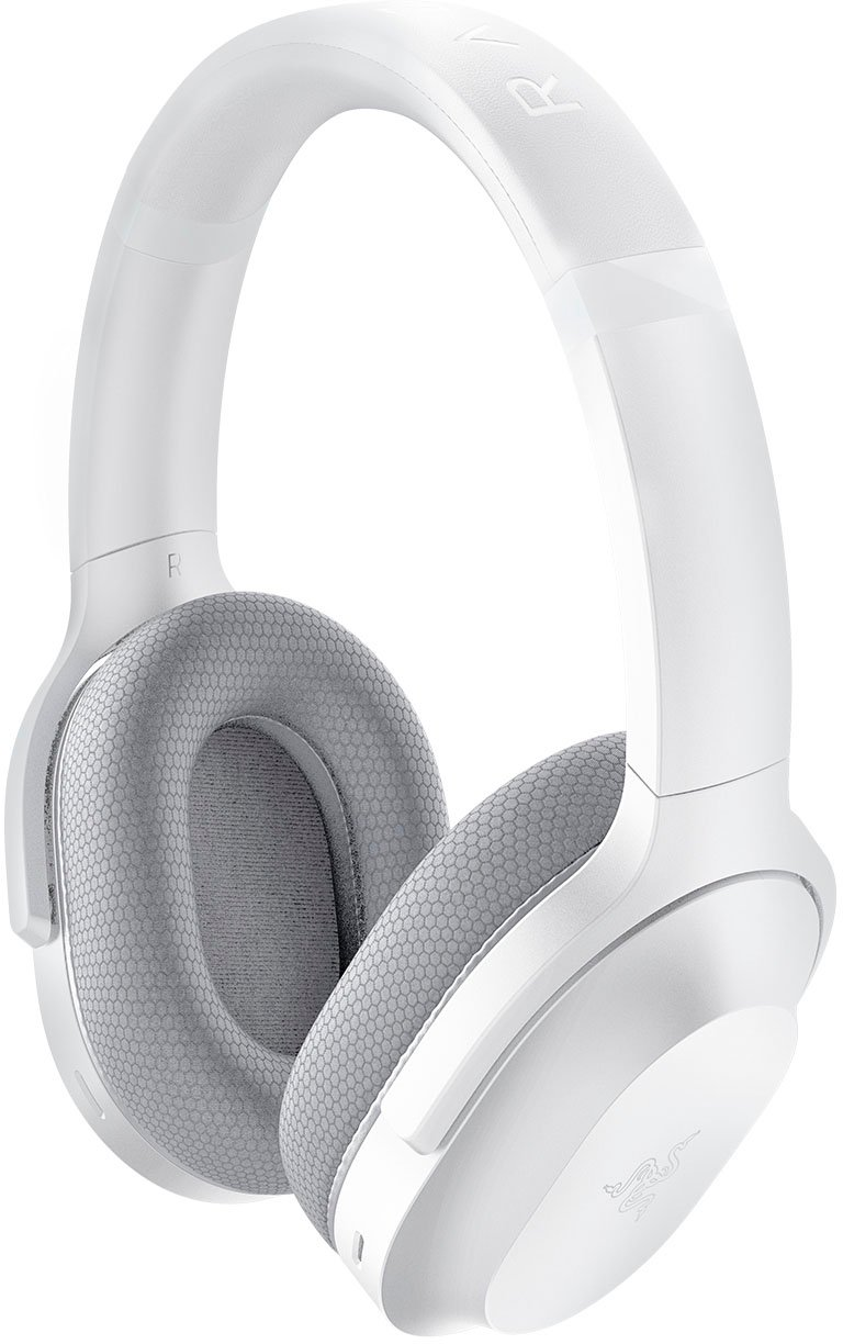 Razer - Barracuda Wireless Stereo Gaming Headset for PC, PS5, PS4, Switch, and Mobile - Mercury White