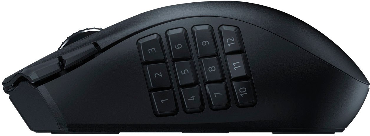 Razer - Naga V2 HyperSpeed MMO Wireless Optical Gaming Mouse with 19 ...