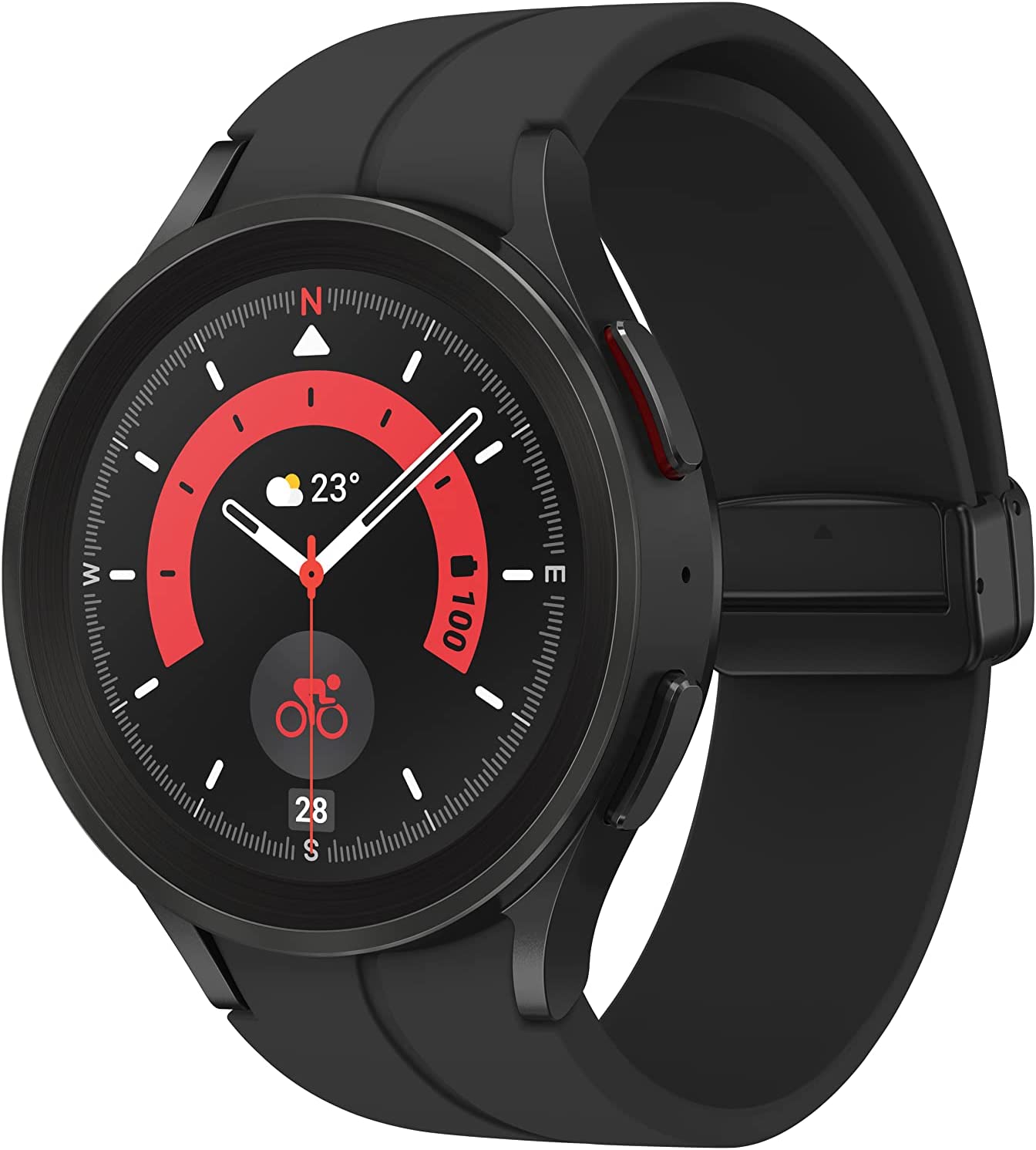 Samsung Galaxy Watch 5 Pro 45mm Bluetooth Smartwatch - Black Titanium