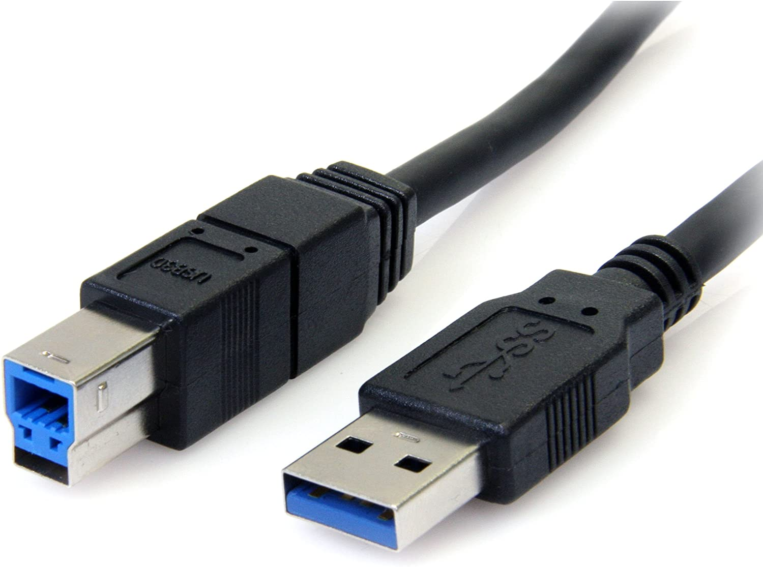 C2G 6.6ft USB A to USB B Cable - USB A to B Cable - USB 2.0 - Black - M/M -  Type A USB - Type B USB - 6ft - Black