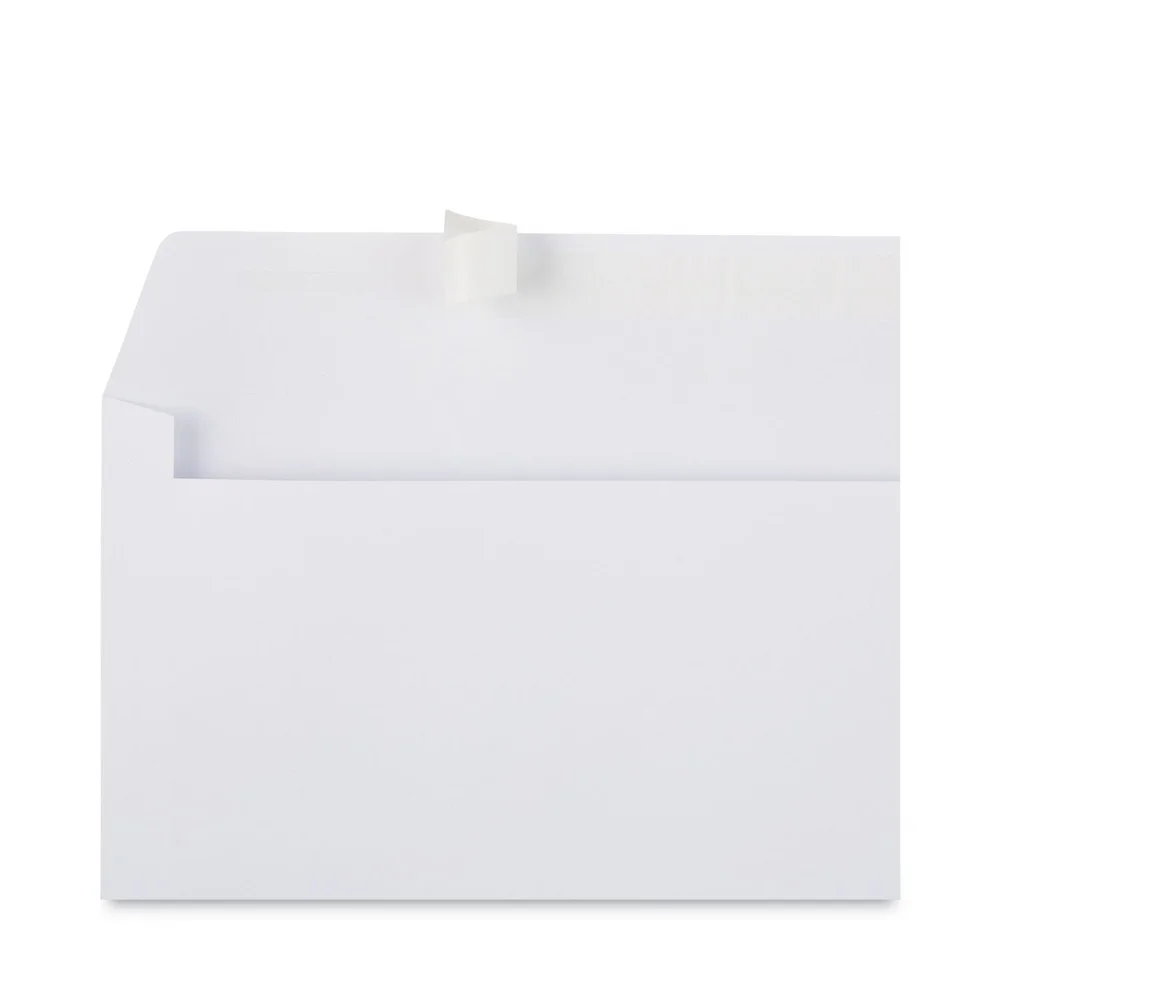 Universal UNV36003 Peel Seal 4.13 in. x 9.5 in. #10 Square Flap Business Envelopes - White - 25 pcs