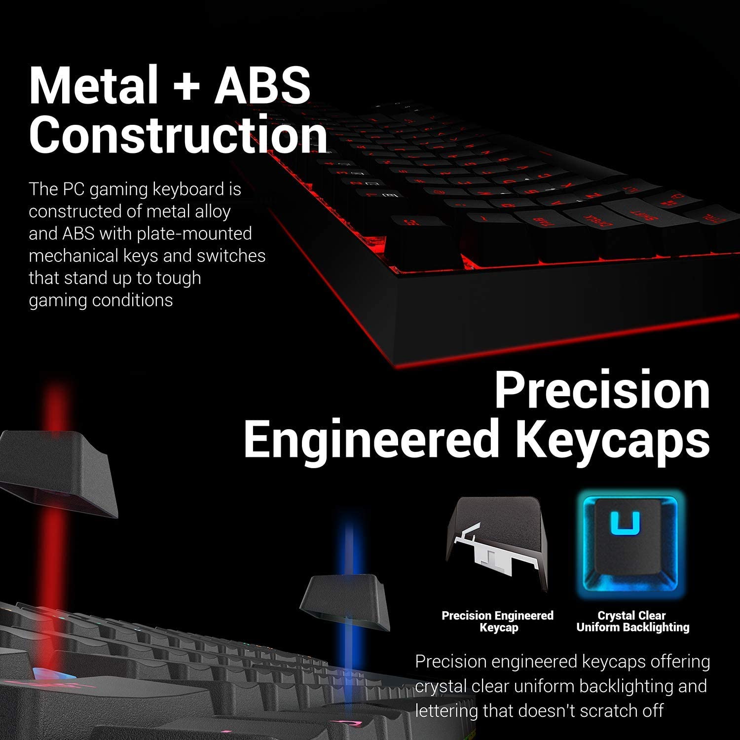 Redragon K552 RGB-BA Mechanical Gaming Keyboard & Mouse Combo - Wired