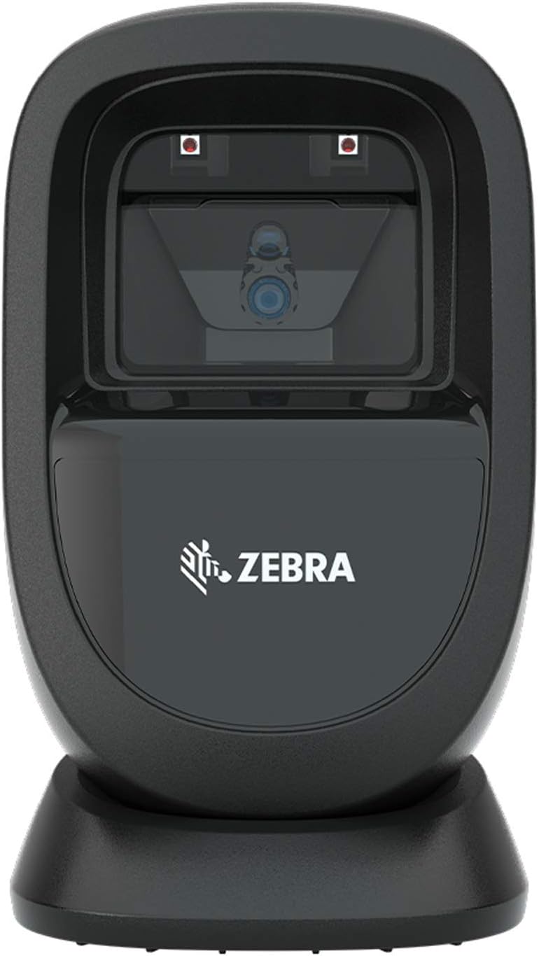 Zebra 1D 2D Presentation Barcode Scanner Omni Directional QR Black Image Reader for Screen and Printed Bar Code Scan (DS9308-SR4U2100AZY)