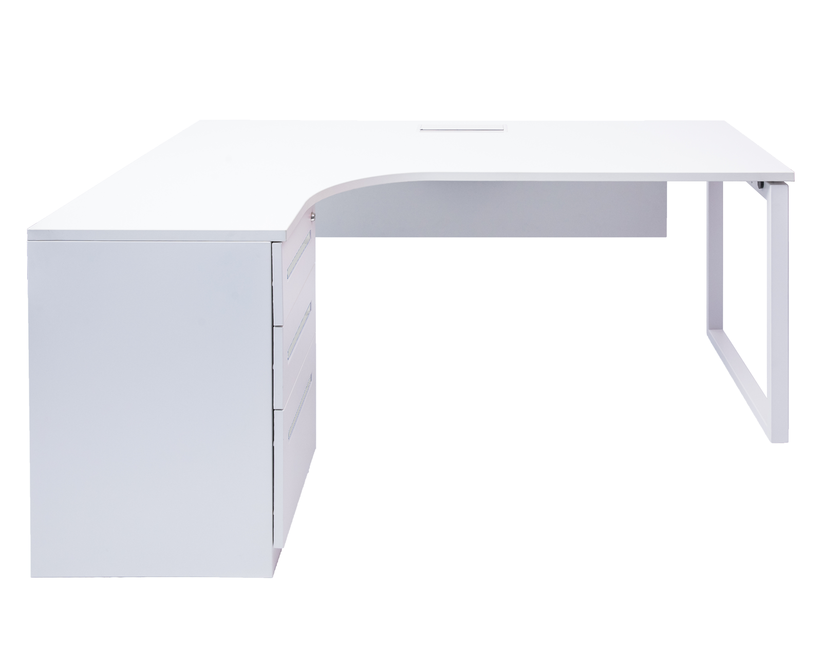 Cezanne White  Desk By Mesa